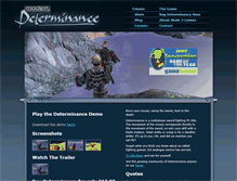 Tablet Screenshot of determinance.com